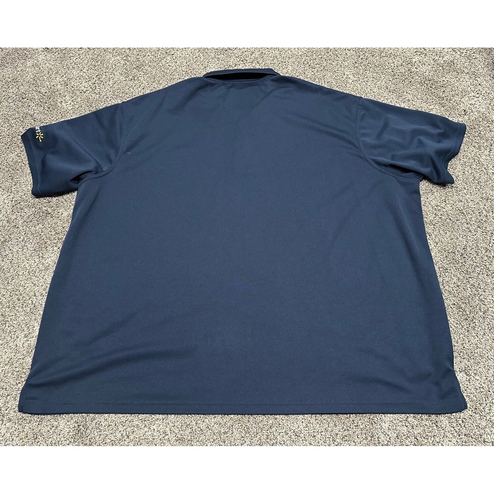 Polo Shirt Walmart Mens Navy Blue Excellent Employee Workwear Uniform 3XL - Picture 2 of 6
